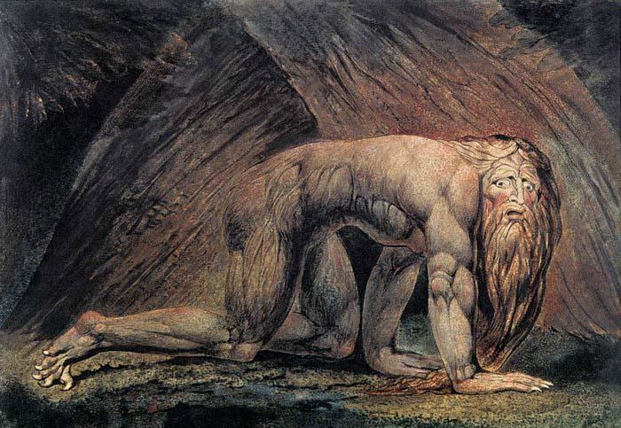 Blake, William Nebuchadnezzar oil painting picture